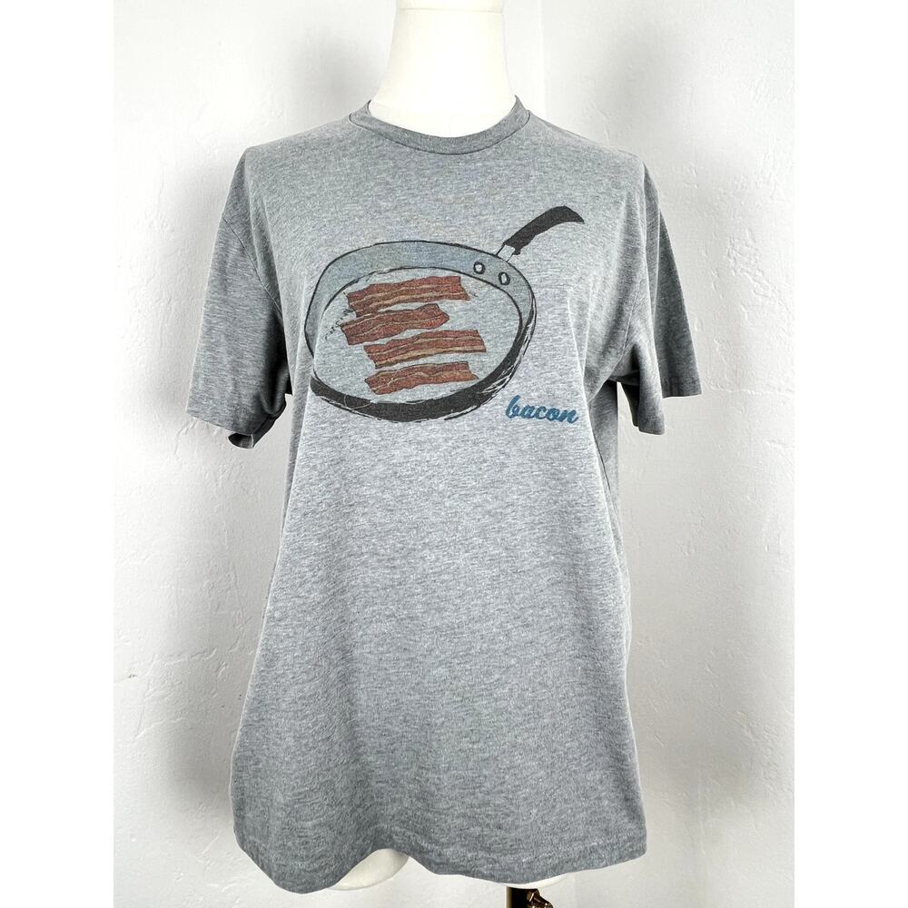 BACON Graphic Crewneck T-Shirt (Womens: Medium)